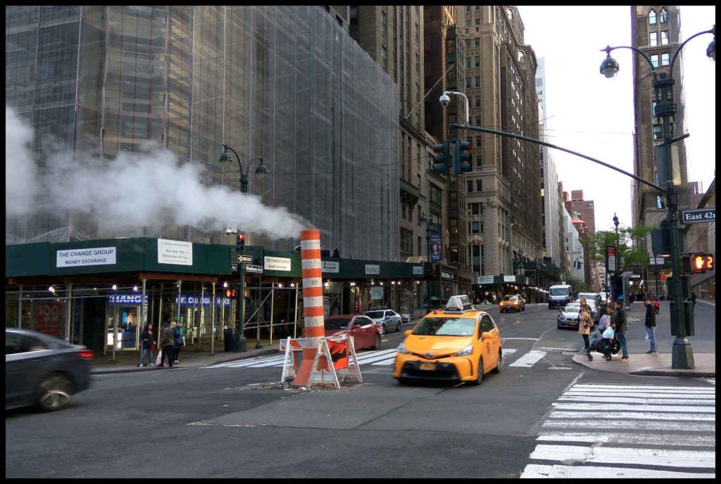Chimenea de vapor en Nueva York