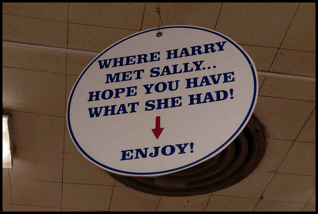 Where Harry Met Sally en Katz's Delicatessen