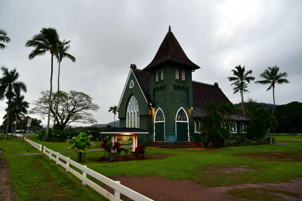 Iglesia llamada Waioli Huiia Church en Kauai