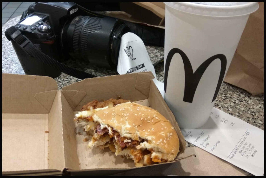 Cena en McDonalds en Nueva York