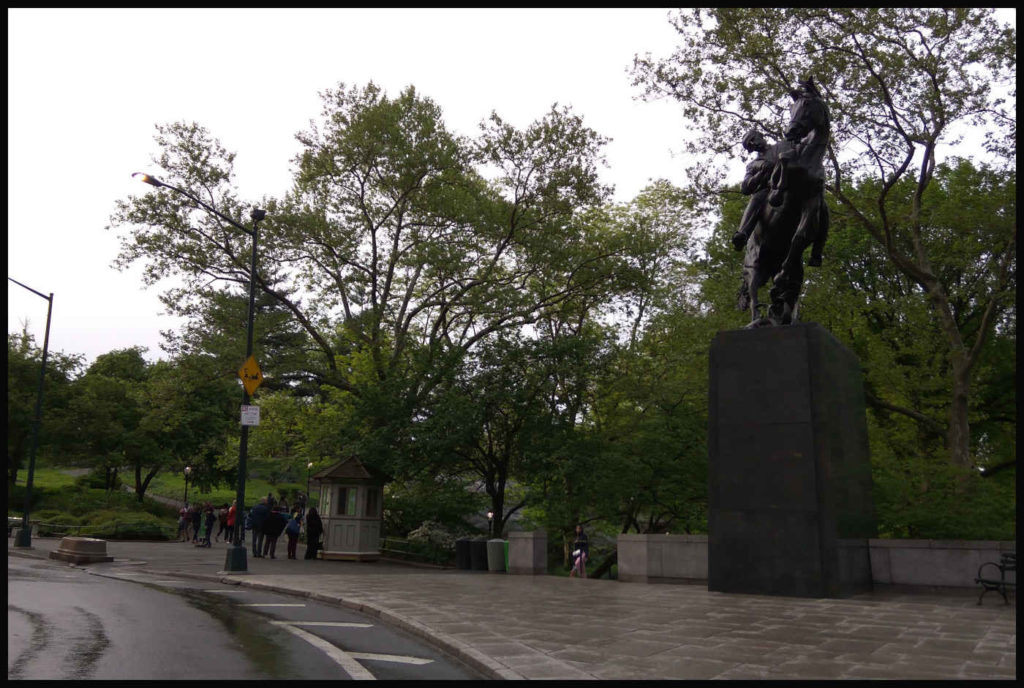 José Julián Martí en Central Park