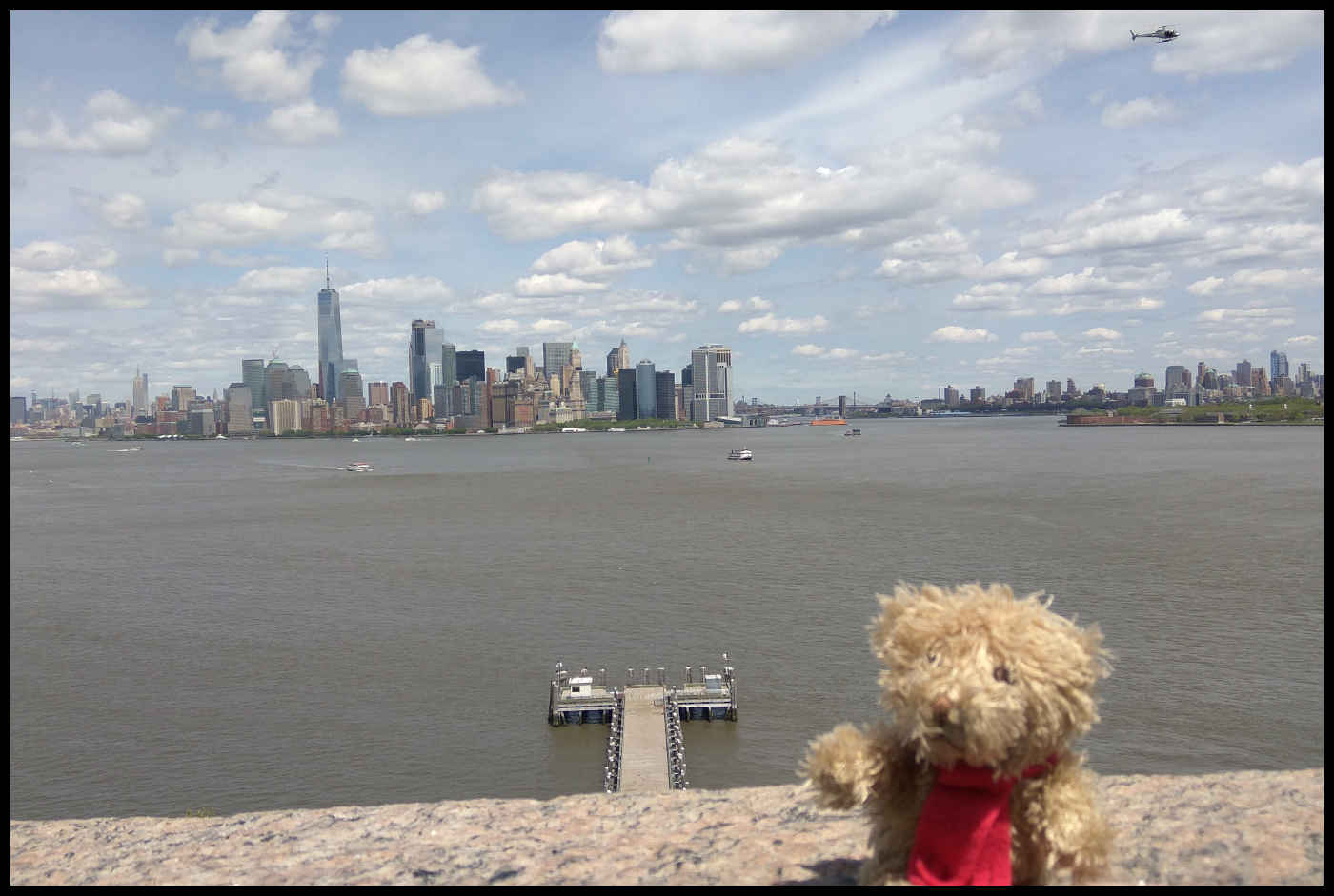 Manhattan y Brooklyn desde el pedestal de la Estatua de la Libertad