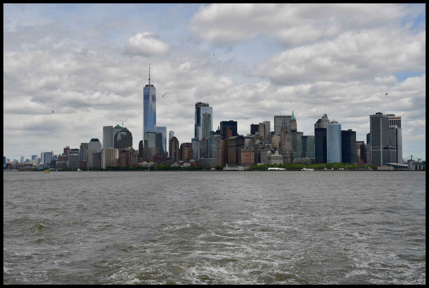 Vista de Manhattan desde el barco