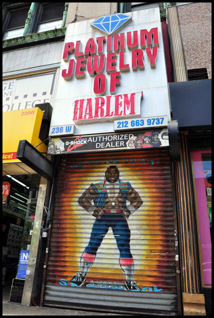 Mural de Mr. T en Harlem