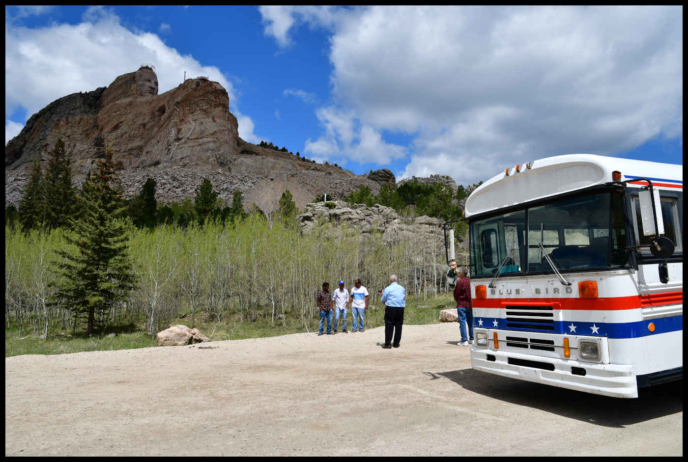 Autobús a Crazy Horse Memorial