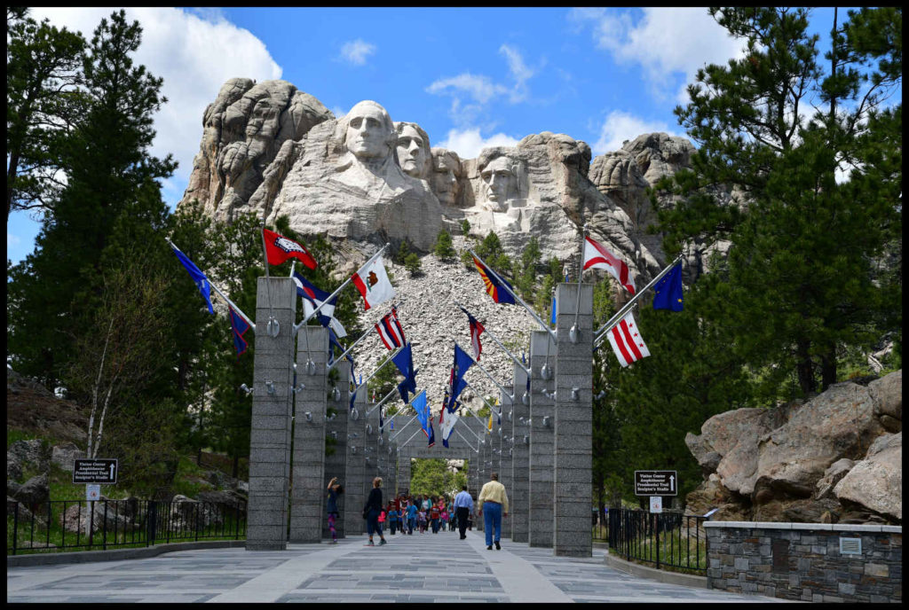 Entrada a Mount Rushmore National Memorial