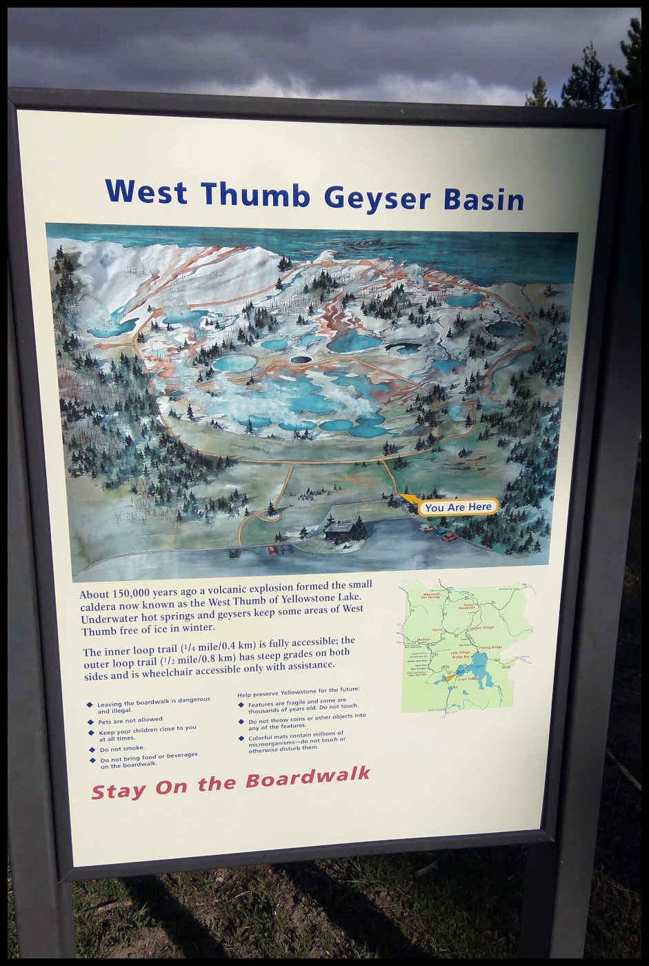 Información de West Thumb Geyser Basin