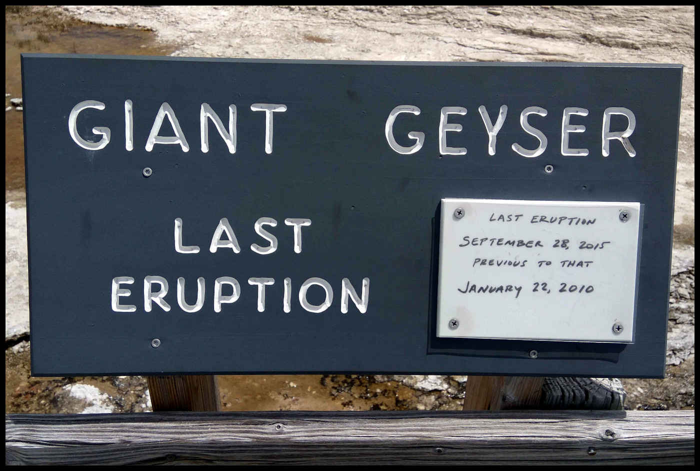 Información de Giant Geyser