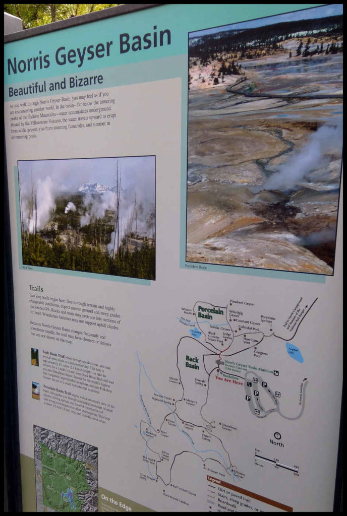 Información de Norris Geyser Basin