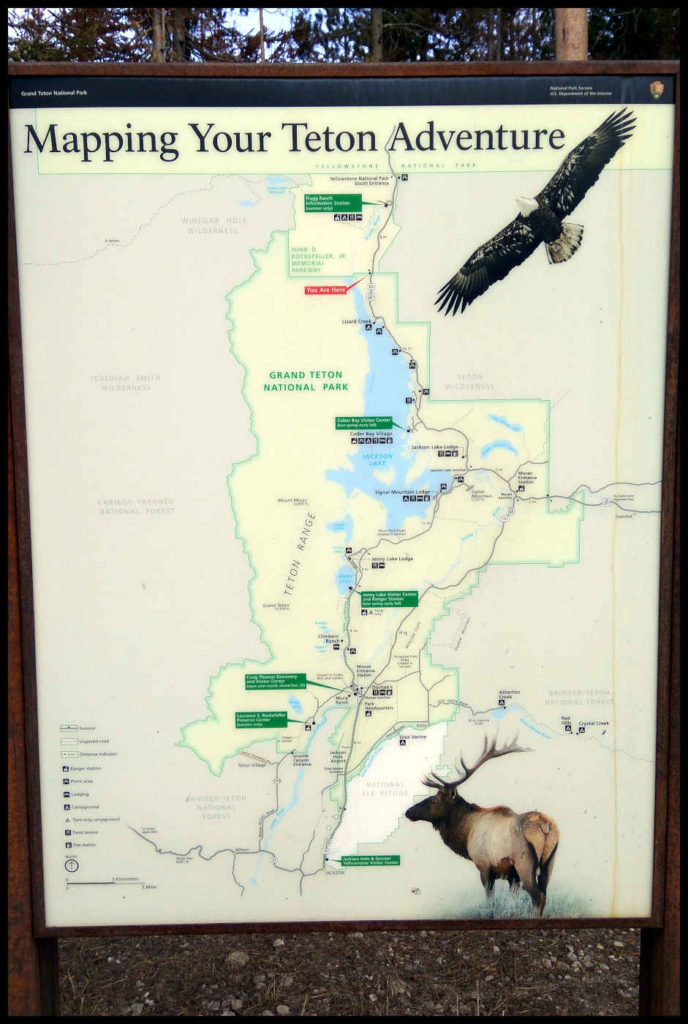 Mapa de Grand Teton National Park