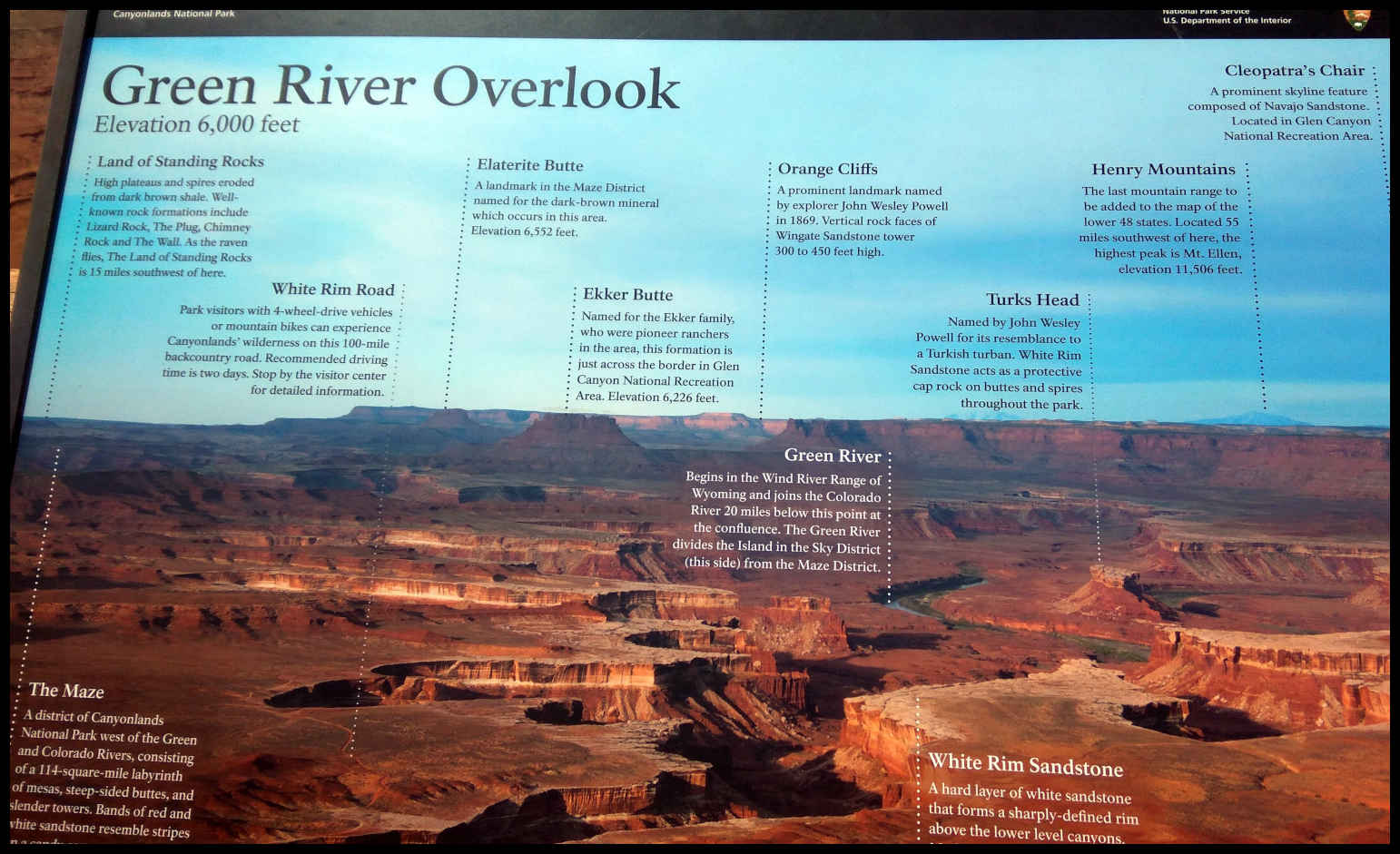 Información de Green River Overlook