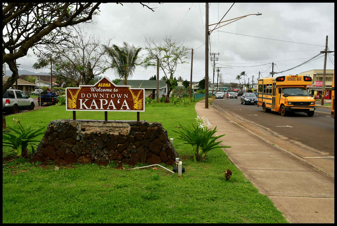Welcome to Downtown Kapa'a