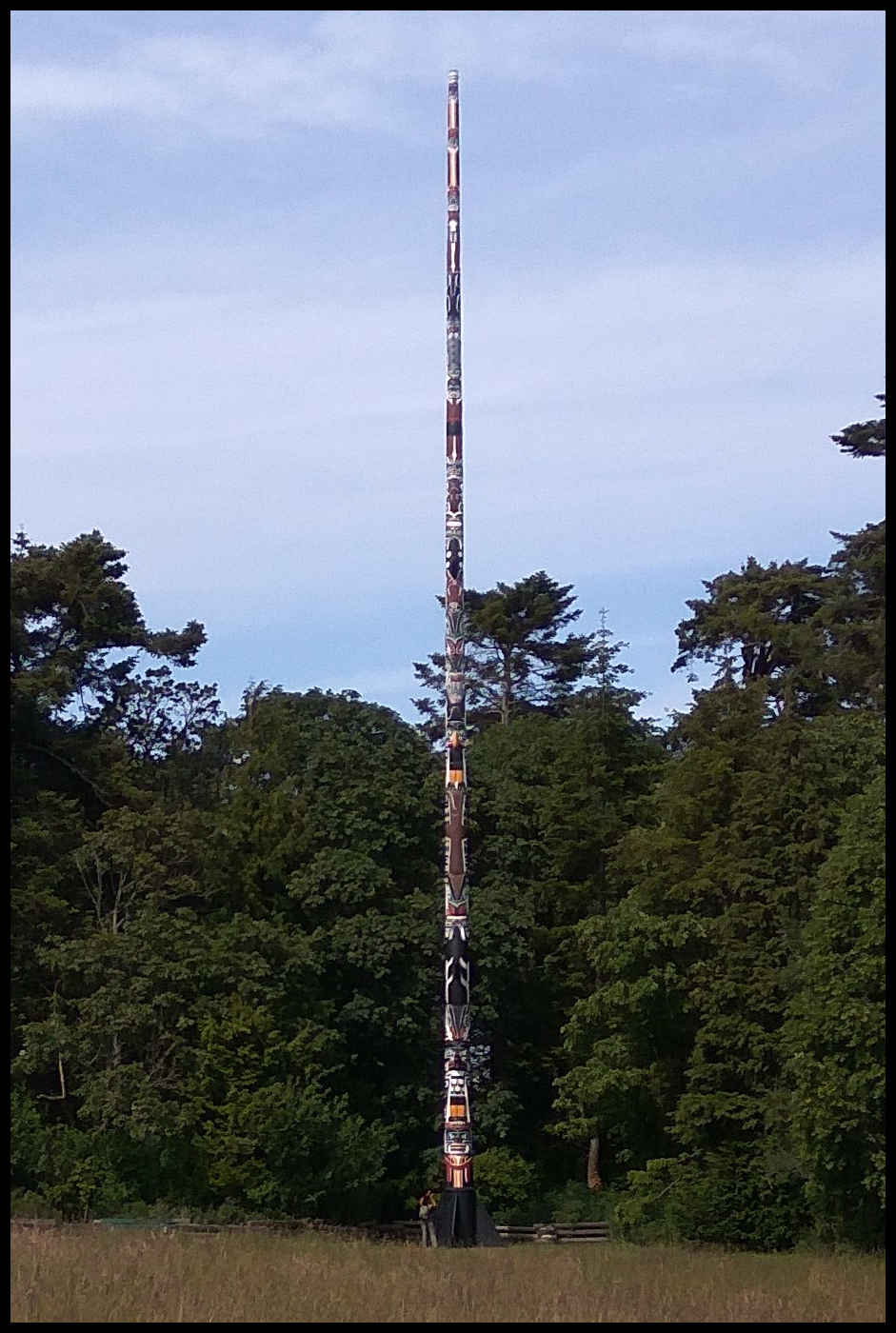 World's Tallest Free-Standing Totem Pole - 127 feet