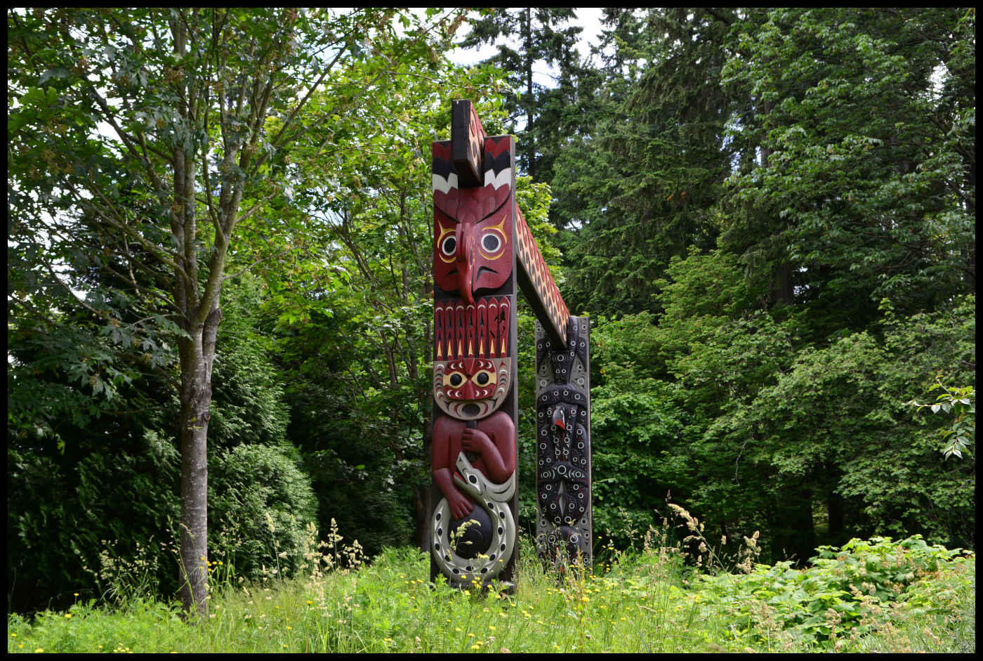 Welcome Gate - Totem Poles